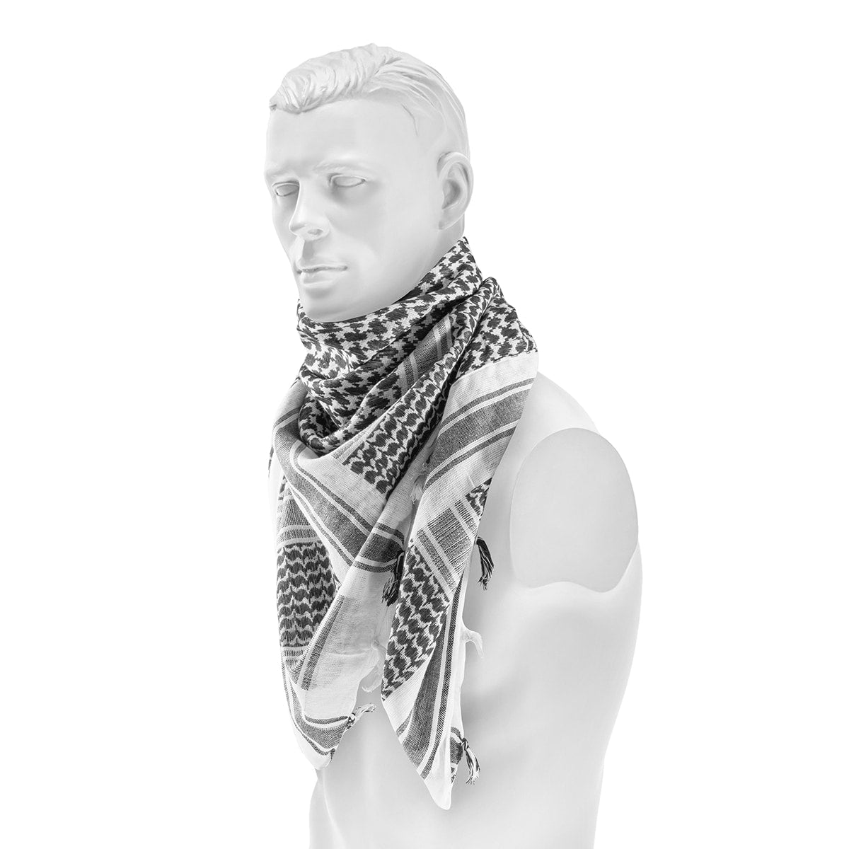 Arafatka chusta ochronna Mil-Tec - White/Black