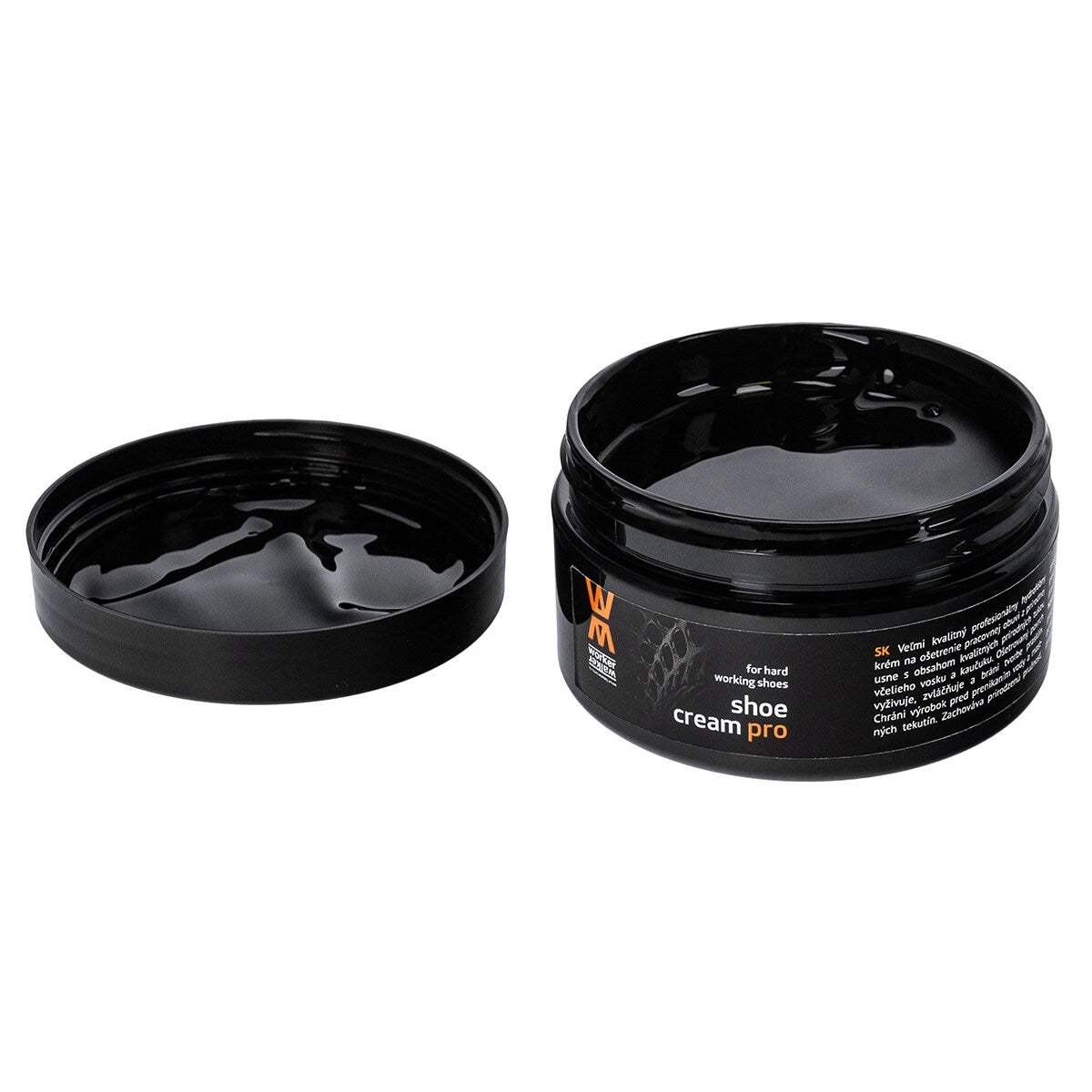 Krem Worker Walker Shoe Cream Pro do pielęgnacji butów 250 g - Czarny