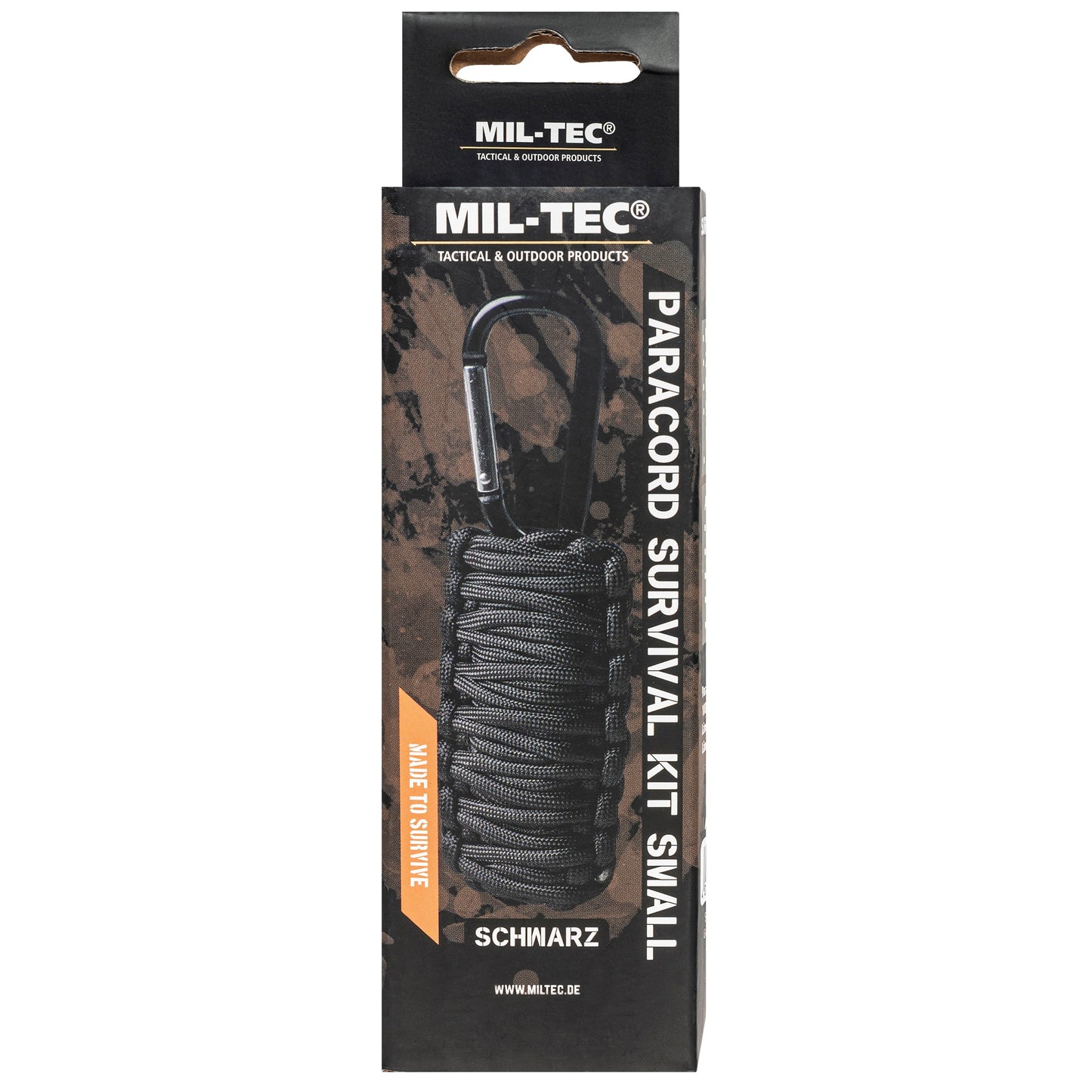 Zestaw survivalowy Mil-Tec Paracord - Black