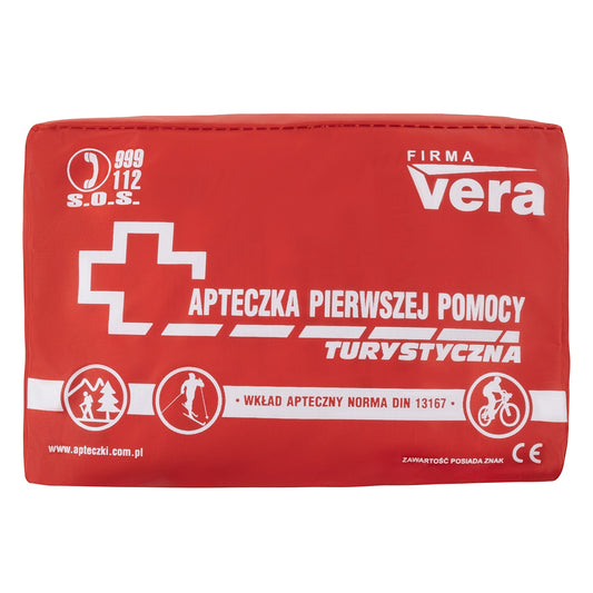 Apteczka Vera turystyczna - czerwona