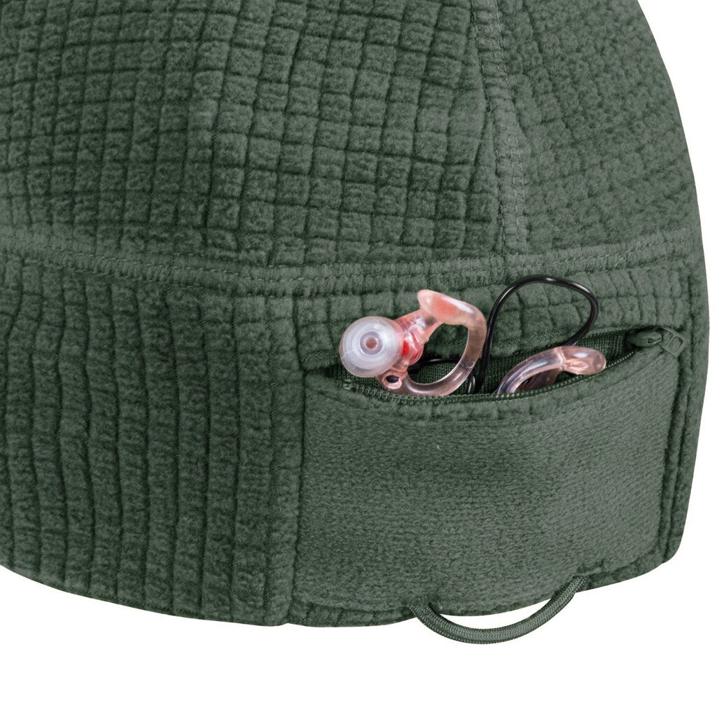 Czapka Helikon Range Beanie Grid Fleece - Olive Green