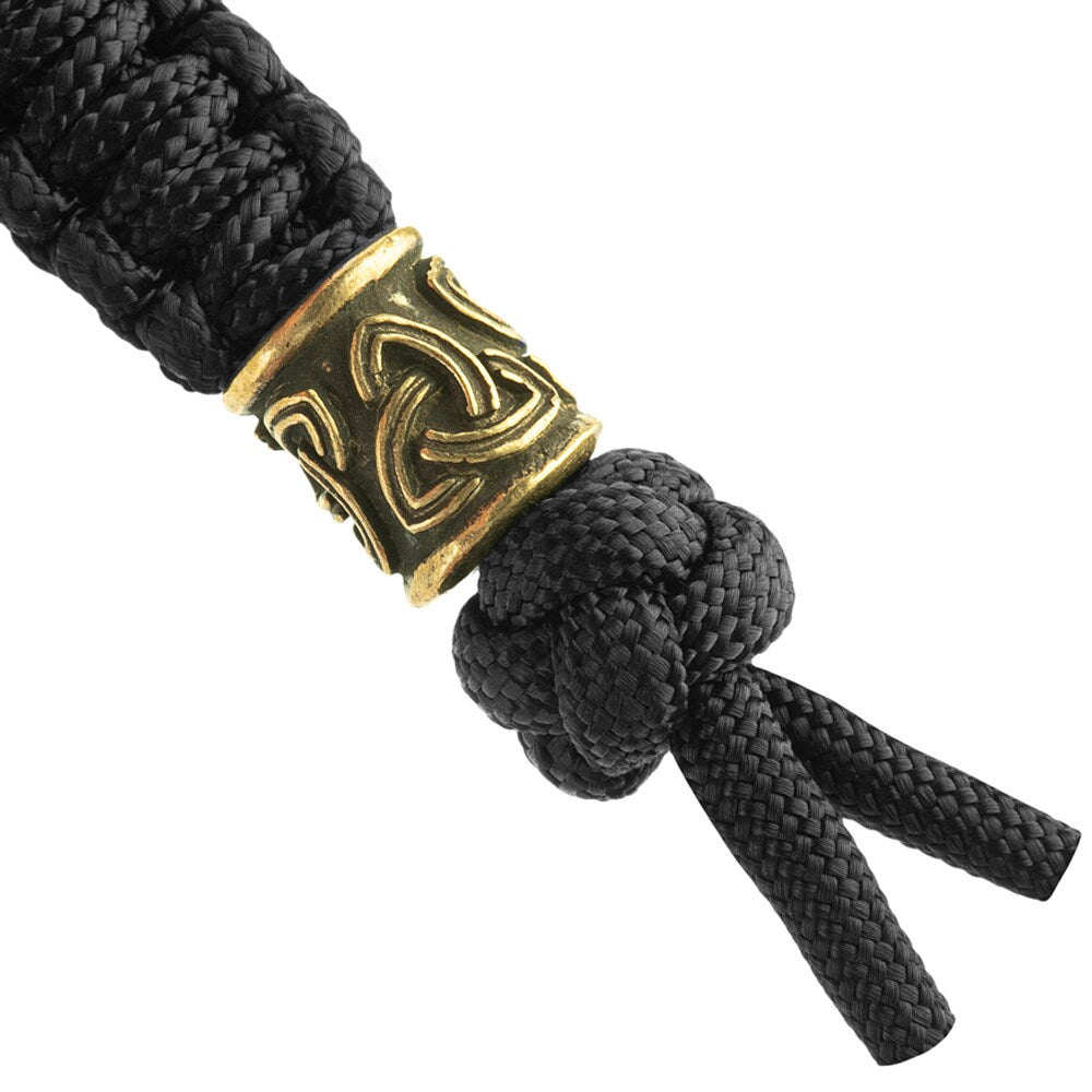 Brelok M-Tac Temblak Scandinavian Small Triquetra - Black