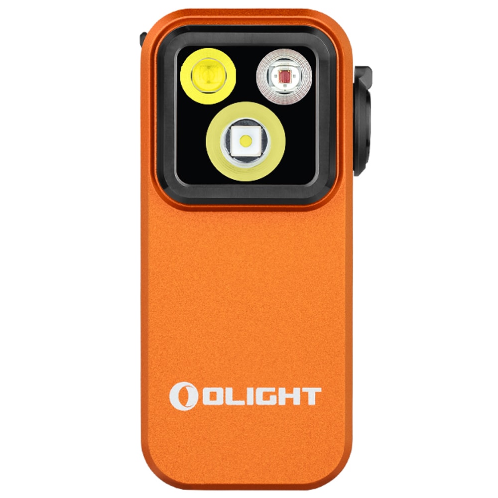 Latarka akumulatorowa Olight Oclip Pro Orange - 500 lumenów