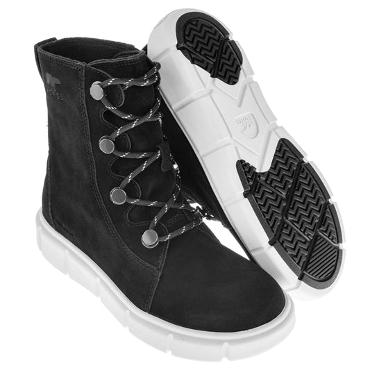 Buty damskie Sorel Explorer III Joan - Black/Chalk