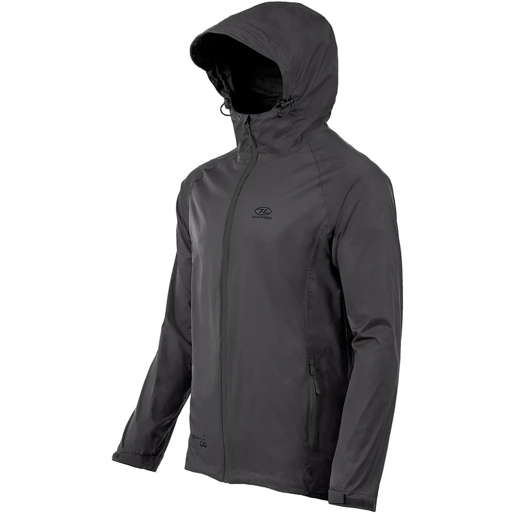 Kurtka Highlander Outdoor Stow & Go Pack Away - Black