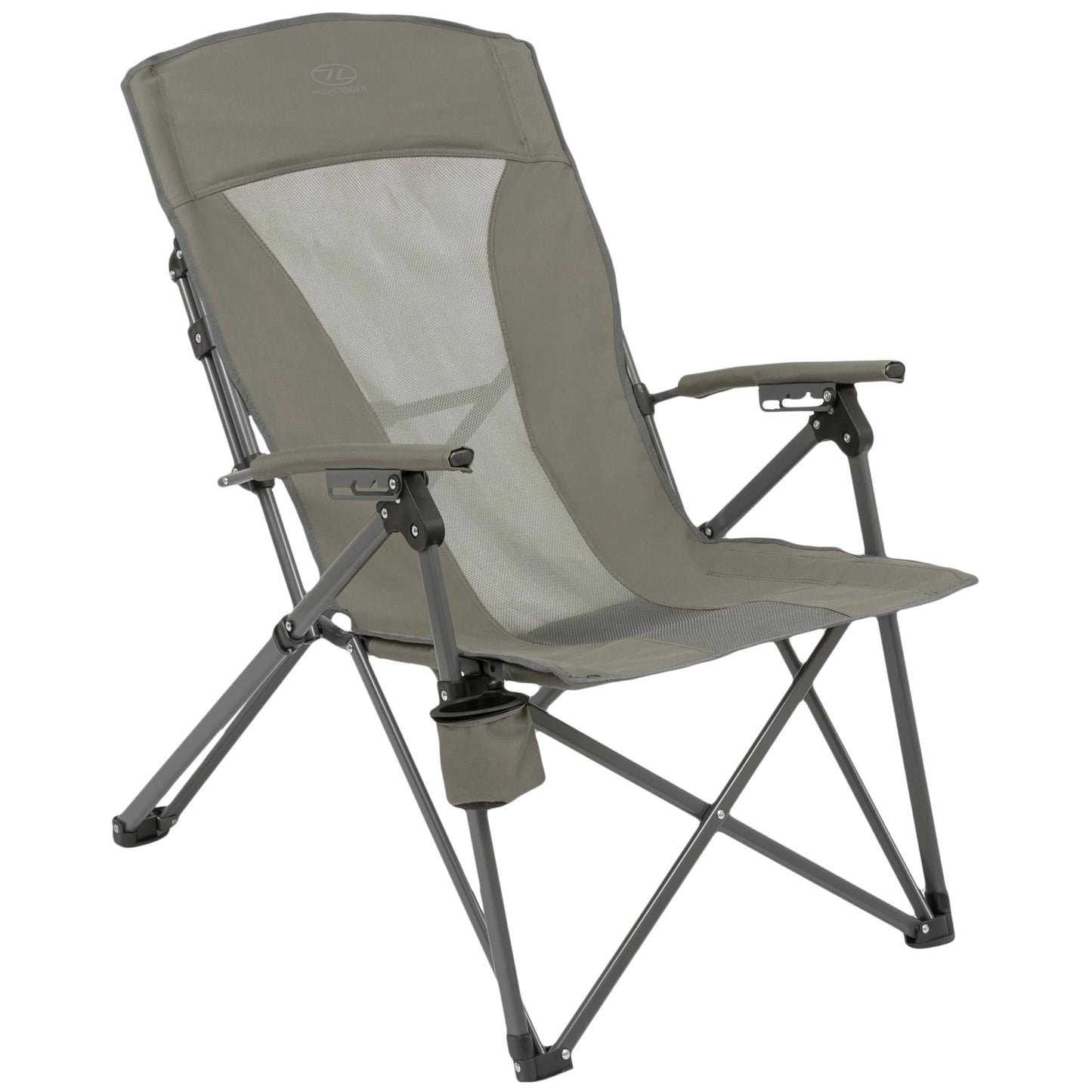 Krzesło turystyczne Highlander Belvenie Recliner - Charcoal