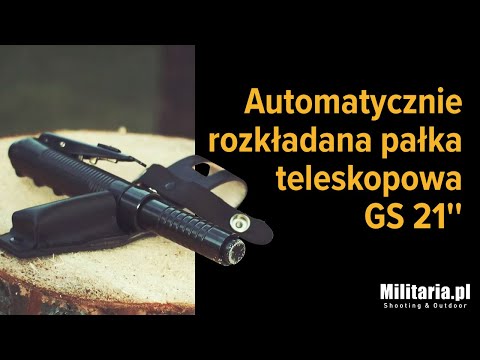 Pałka teleskopowa automatyczna GS hartowana 21" Black