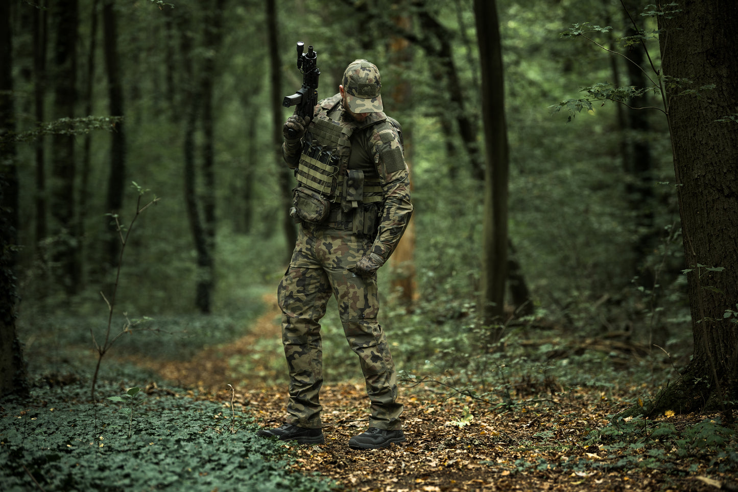 Bluza Helikon MCDU Combat Shirt NyCo Rip-Stop - wz.93 Pantera PL Woodland