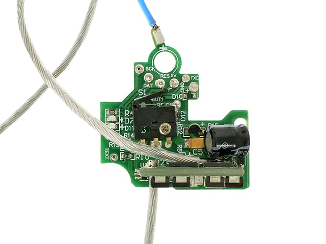 Układ Mosfet V2 Cyma - okablowanie na przód