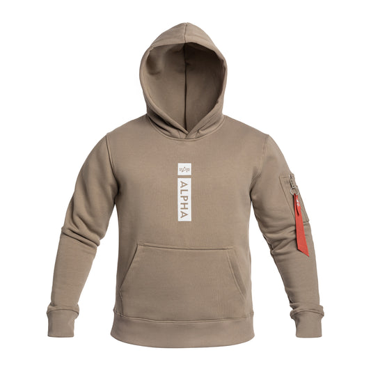 Bluza Alpha Industries Alpha Puff Print Hoodie - Vintage Sand
