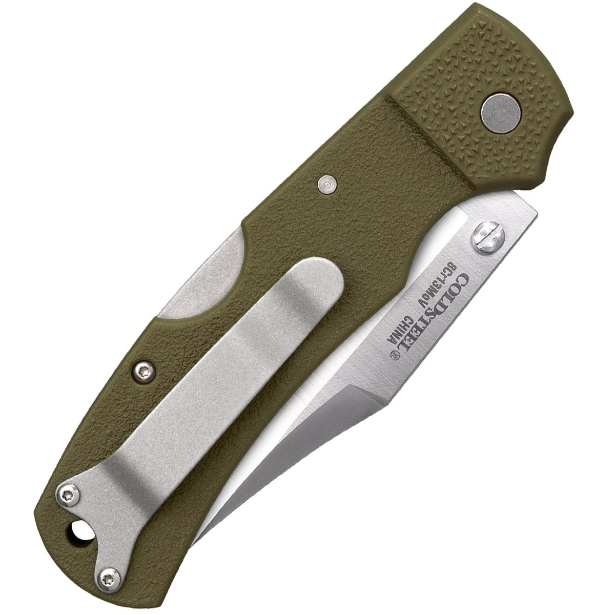 Nóż składany Cold Steel Double Safe Hunter 8Cr13MoV OD Green