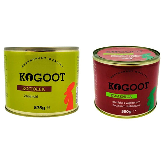 Żywność konserwowana Kogoot - Kociołek 575 g, Kwaśnica 550 g