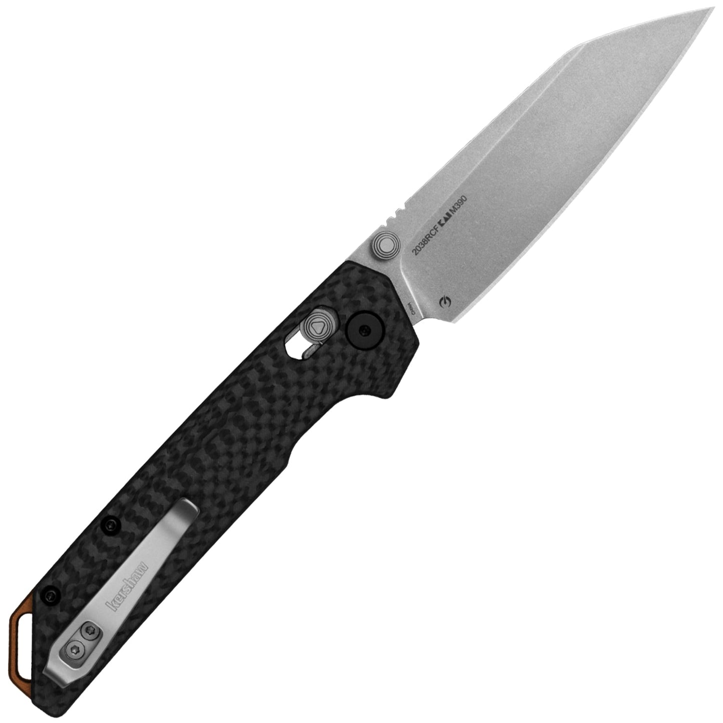 Nóż składany Kershaw Iridium Reverse Tanto M390 - Włókno węglowe