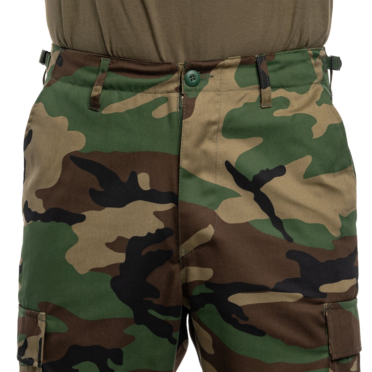 Spodnie wojskowe MFH US Combat BDU - Woodland