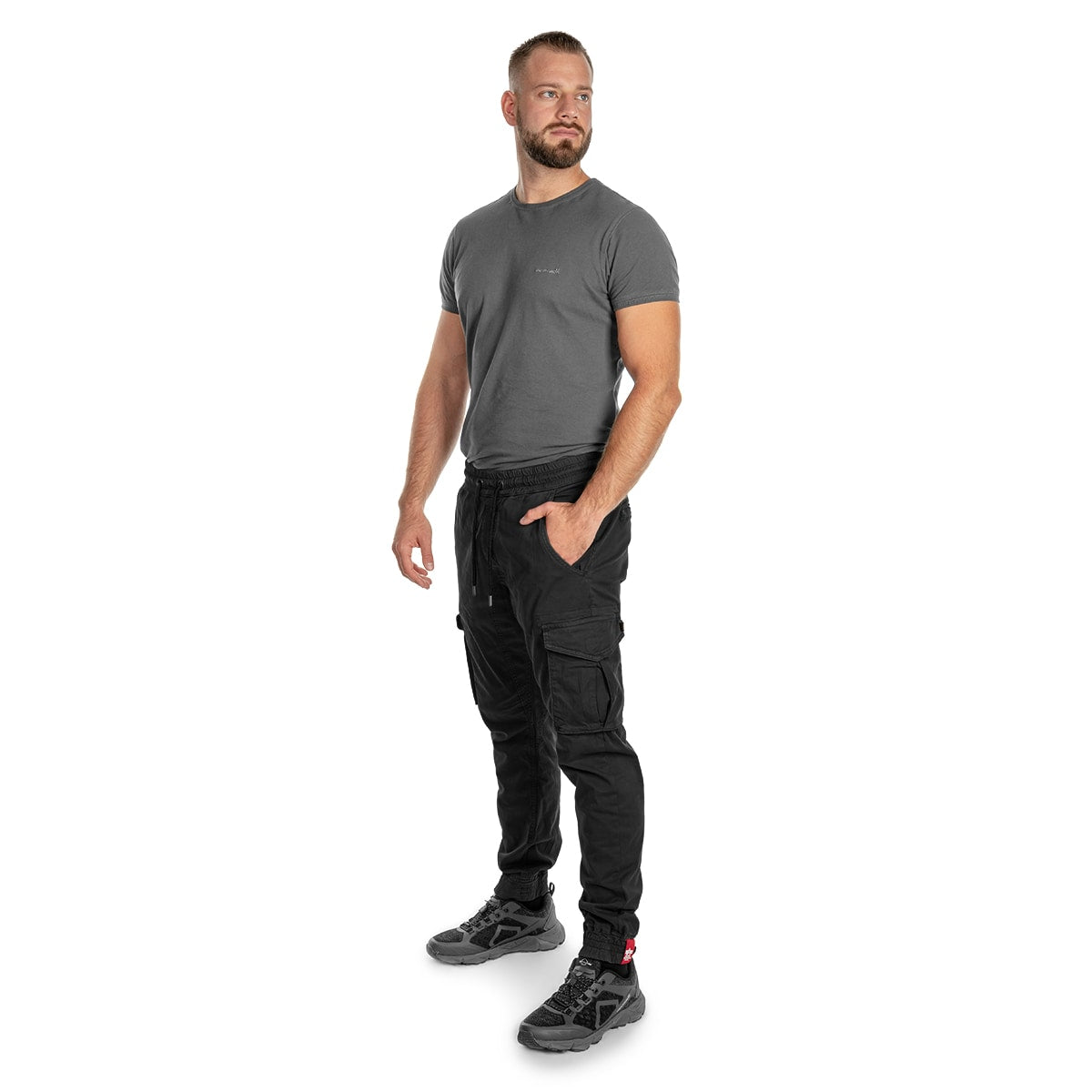 Spodnie Alpha Industries Cotton Twill Jogger - Black