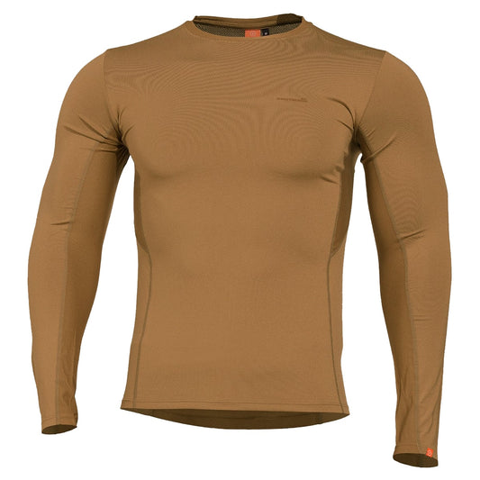 Koszulka termoaktywna Pentagon Apollo Activity Long Sleeve - Coyote