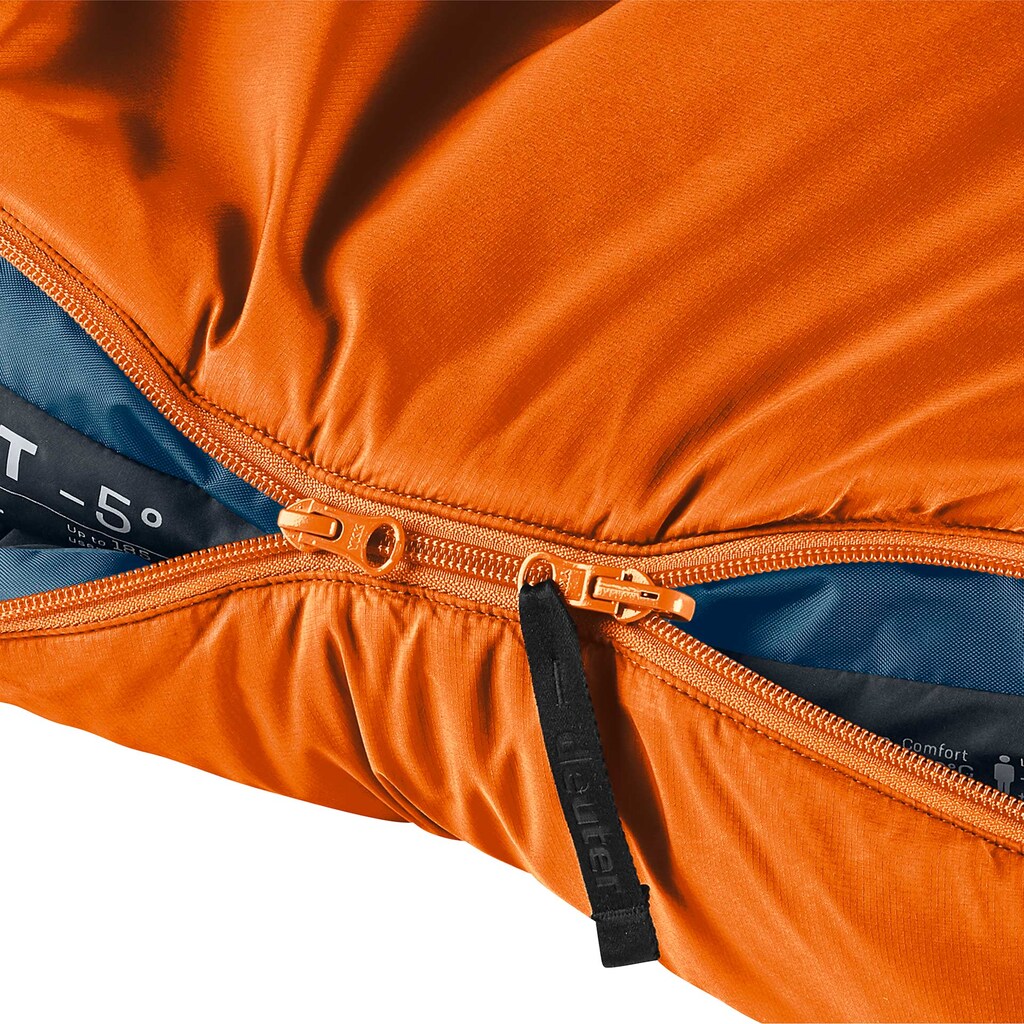 Śpiwór Deuter Orbit -5 Extra Long - Chestnut/Ink