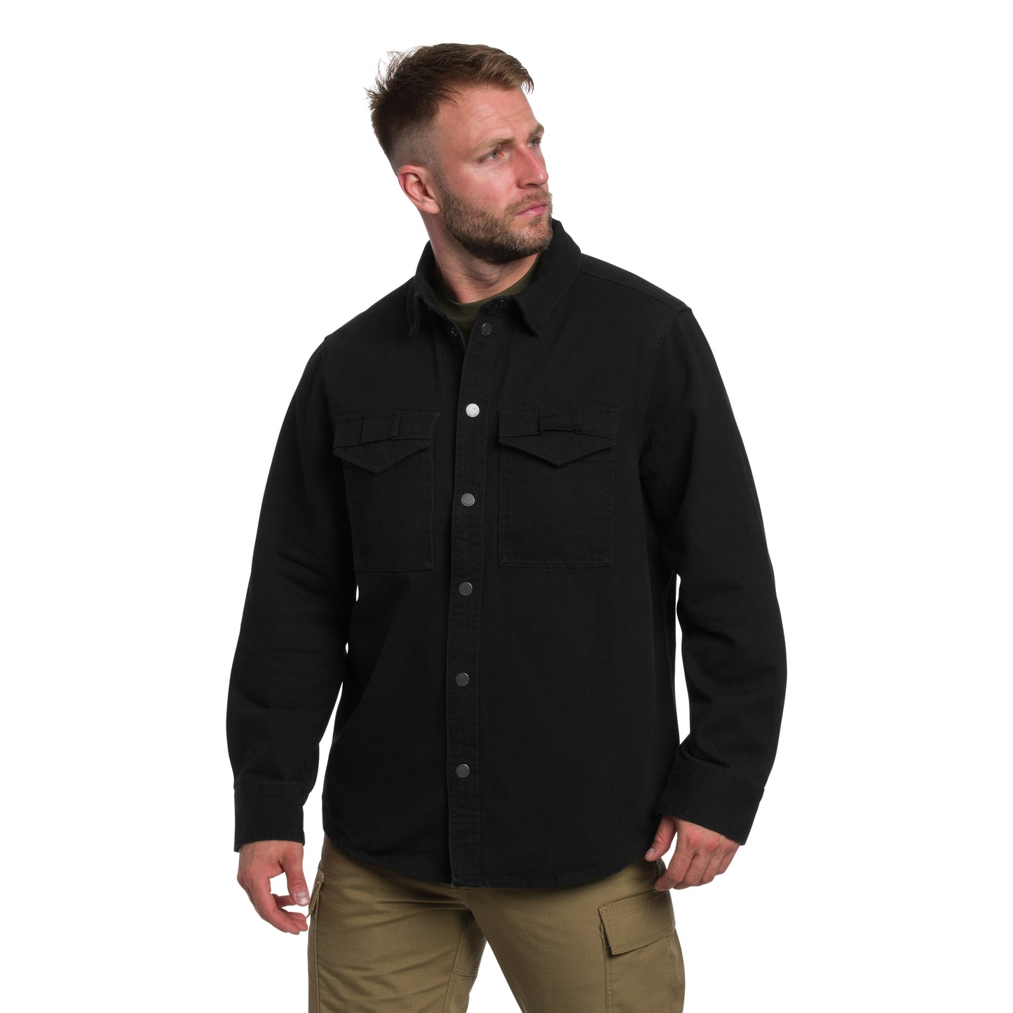 Koszula Brandit Heavy Twill Shirt - Black