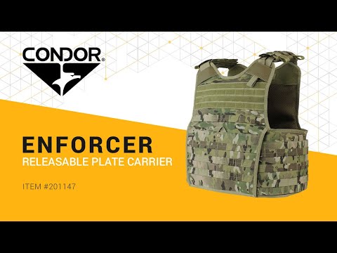 Kamizelka taktyczna Condor Enforcer Releasable - Black