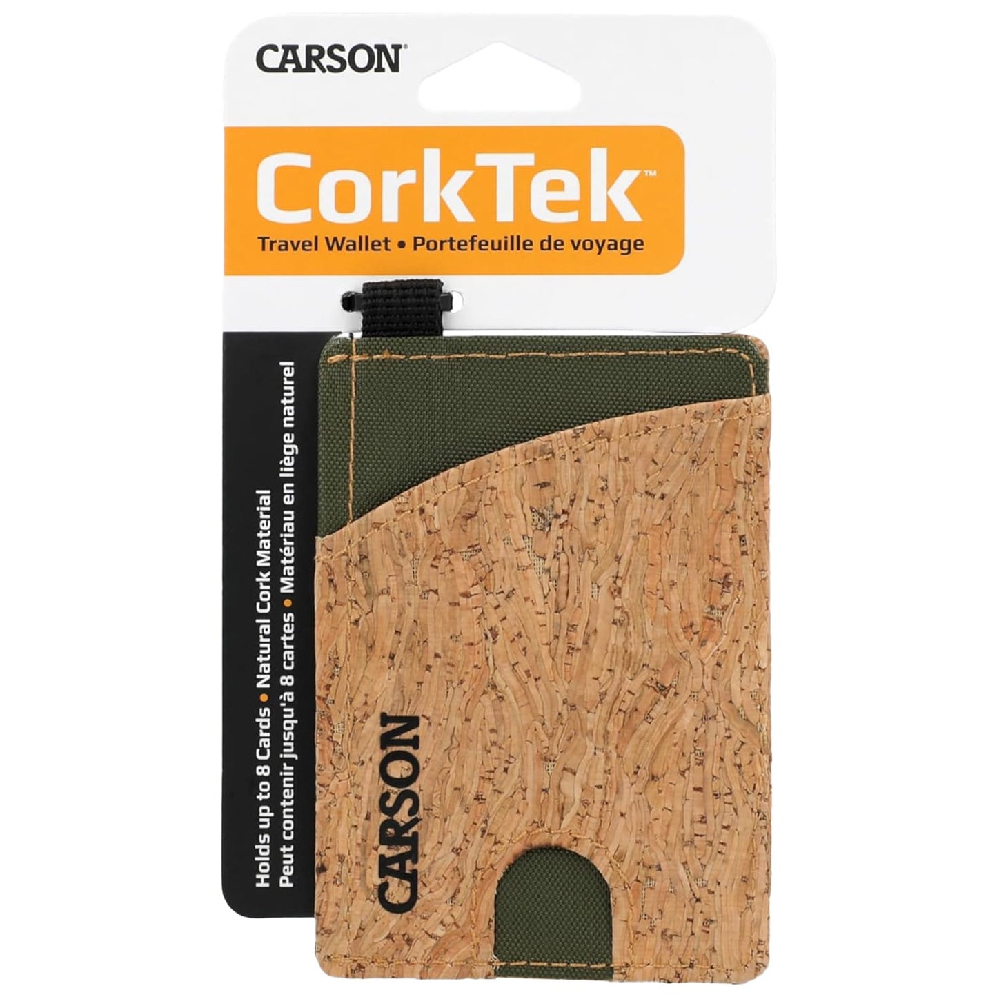 Portfel wodoodporny Carson CorkTek - Green