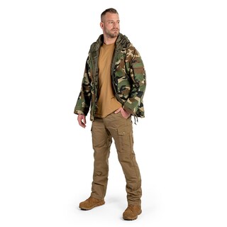 Kurtka Mil-Tec Wet Weather 3-Layer Laminate Waterproof - Woodland