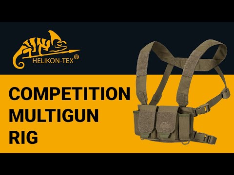 Kamizelka taktyczna typu Chest Rig Helikon Competition MultiGun - Shadow Grey/Black