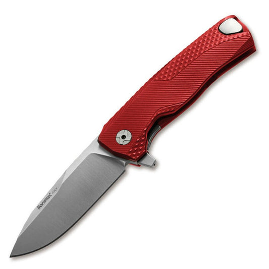 Nóż składany LionSteel ROK Aluminium Red