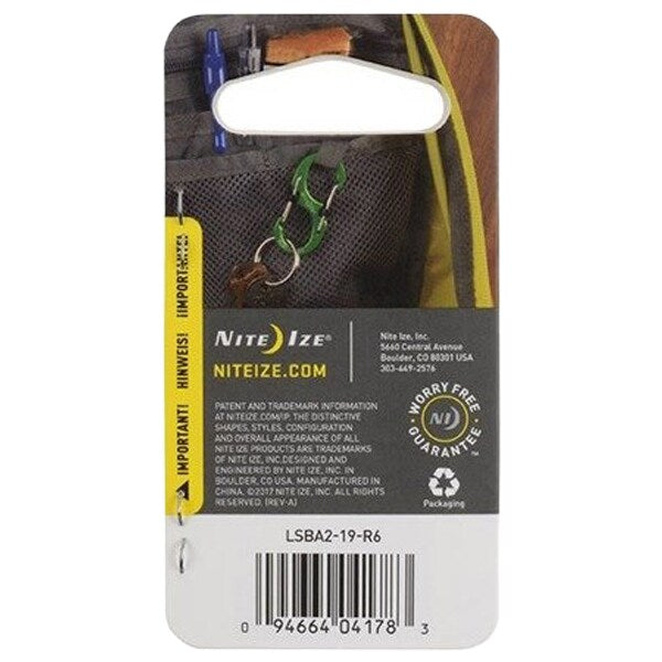 Karabińczyk Nite Ize S-Biner SlideLock Aluminum 2 - Orange