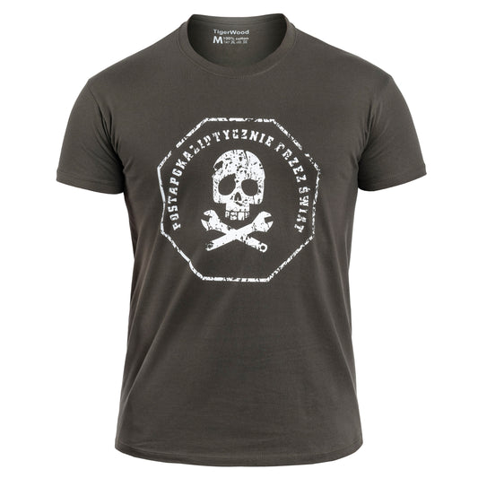Koszulka T-Shirt TigerWood Postapokaliptycznie - Khaki