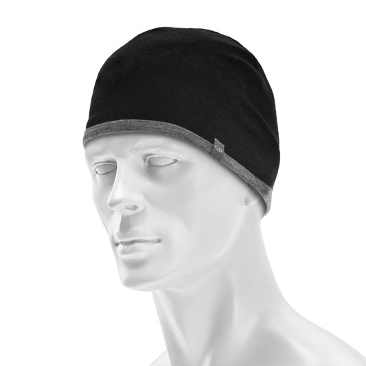 Czapka Icebreaker Merino 200 Pocket Hat - Black/Gritstone Heather