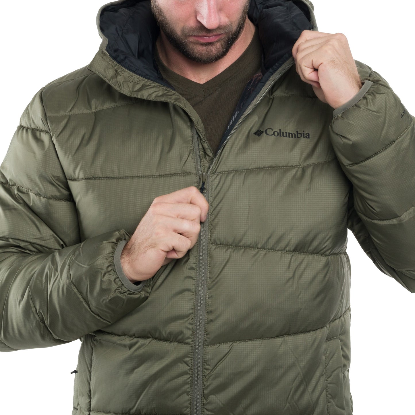 Kurtka Columbia Fivemile Butte II Hooded - Stone Green