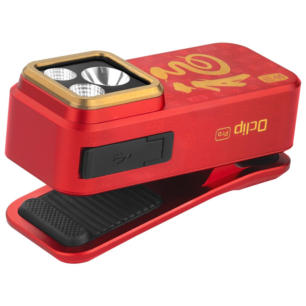 Latarka akumulatorowa Olight Oclip Pro Fortune Snake Special Edition - 500 lumenów