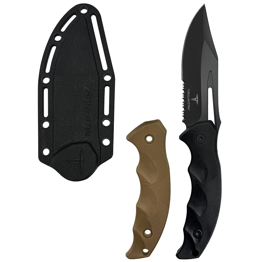 Nóż Takumitak Obsidian - Black/Coyote Brown