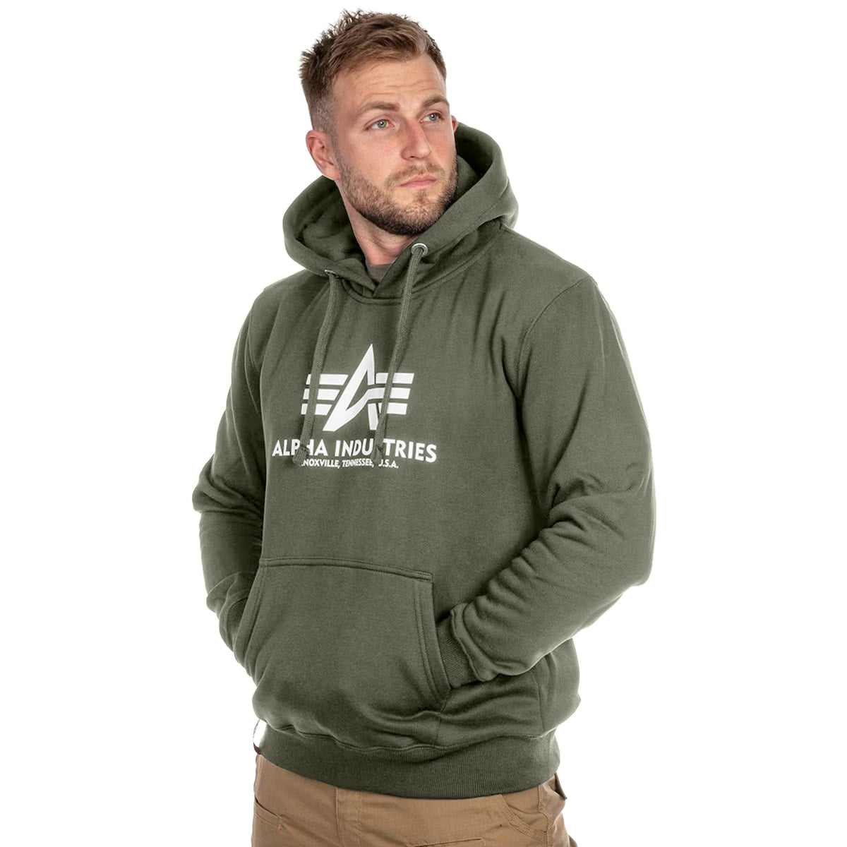 Bluza Alpha Industries Basic Hoody - Dark Olive