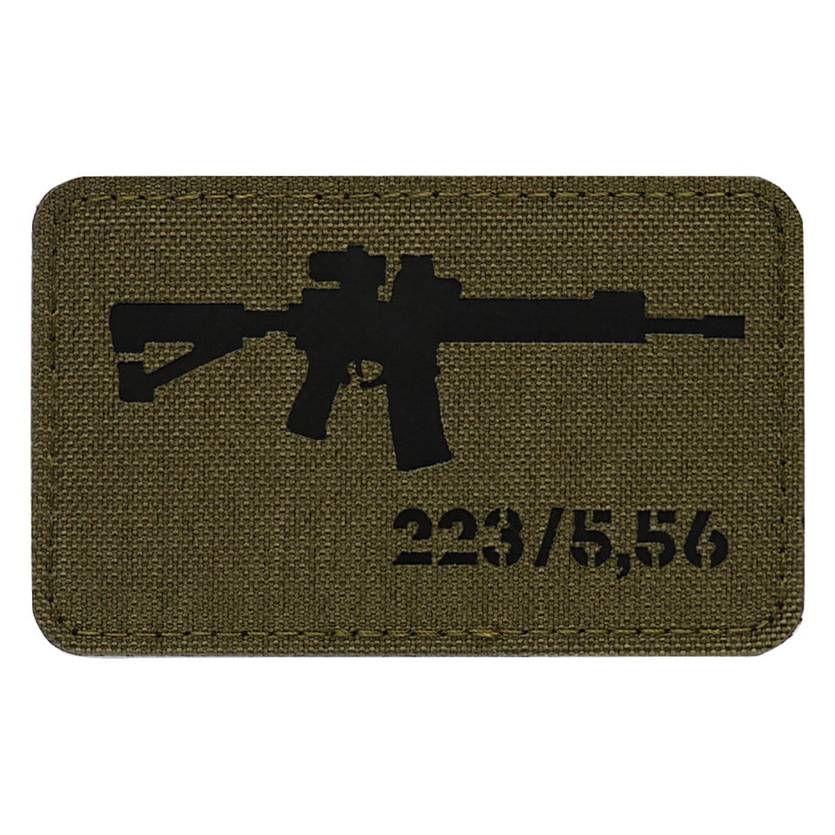 Naszywka M-Tac AR-15 223/5,56 Laser Cut - Ranger Green/Black