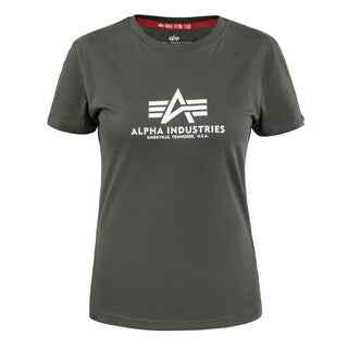 Koszulka T-Shirt damska Alpha Industries New Basic - Dark Olive