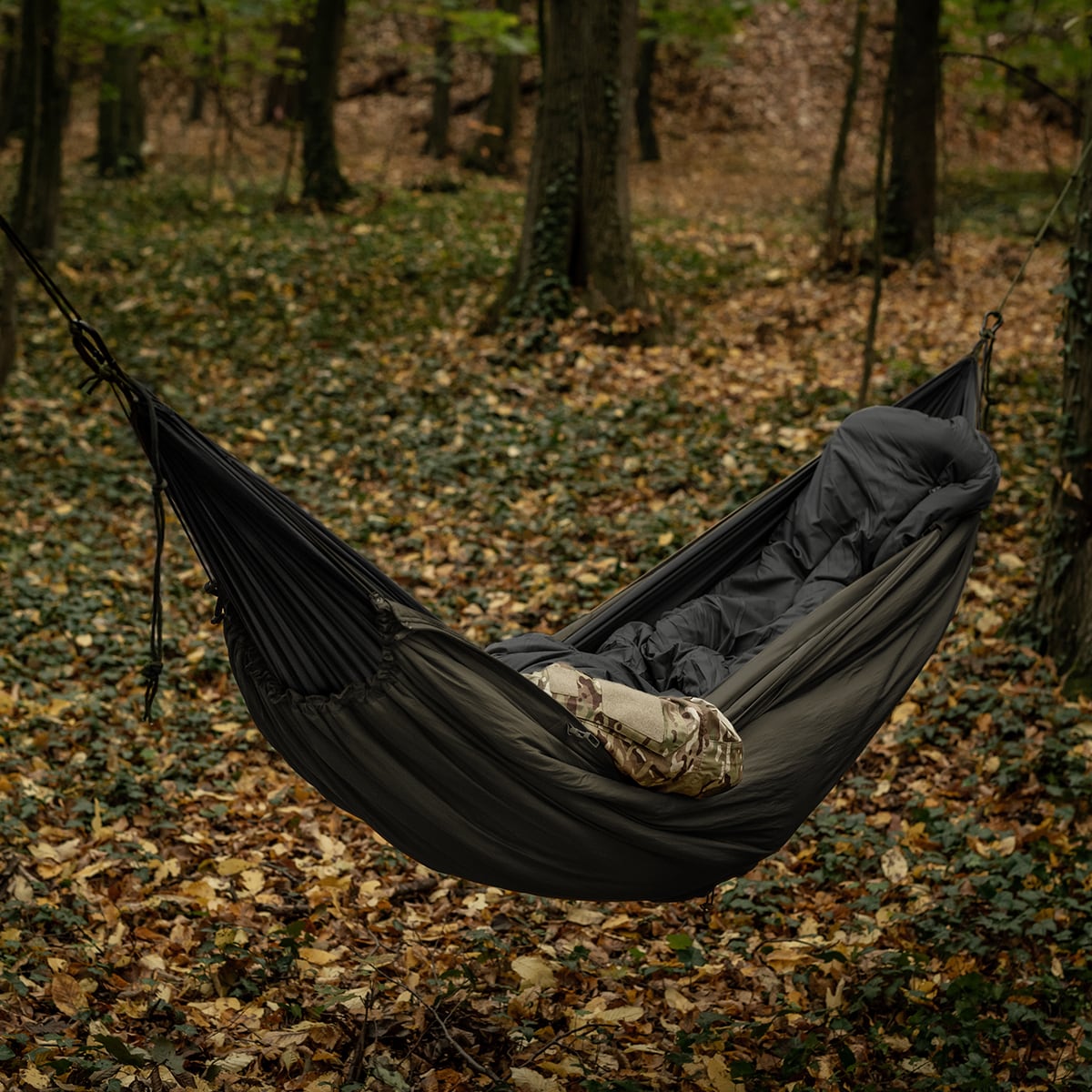 Ponczo Helikon Swagman Roll Climashield Apex z funkcją śpiwora - Taiga Green
