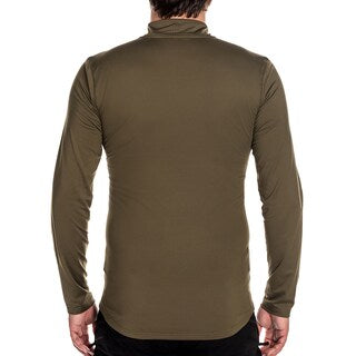 Koszulka termoaktywna Pentagon Pindos 1/2 ZIP - Olive