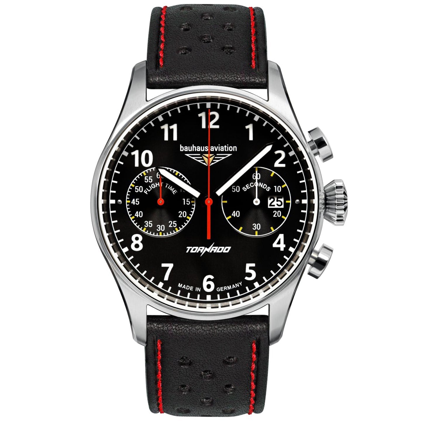 Zegarek Bauhaus Aviation Tornado Quartz 27702 - Black/White