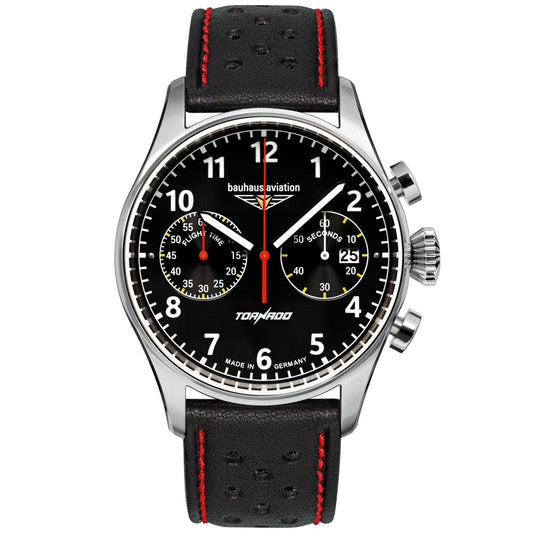 Zegarek Bauhaus Aviation Tornado Quartz 27702 - Black/White