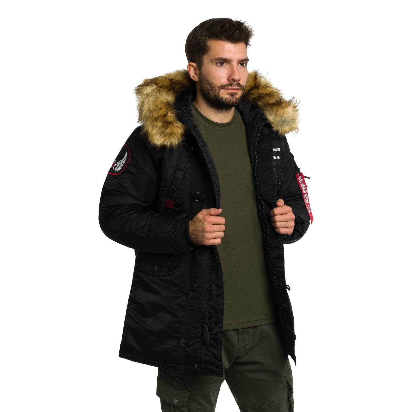 Kurtka Alpha Industries N3B Airborne - Black