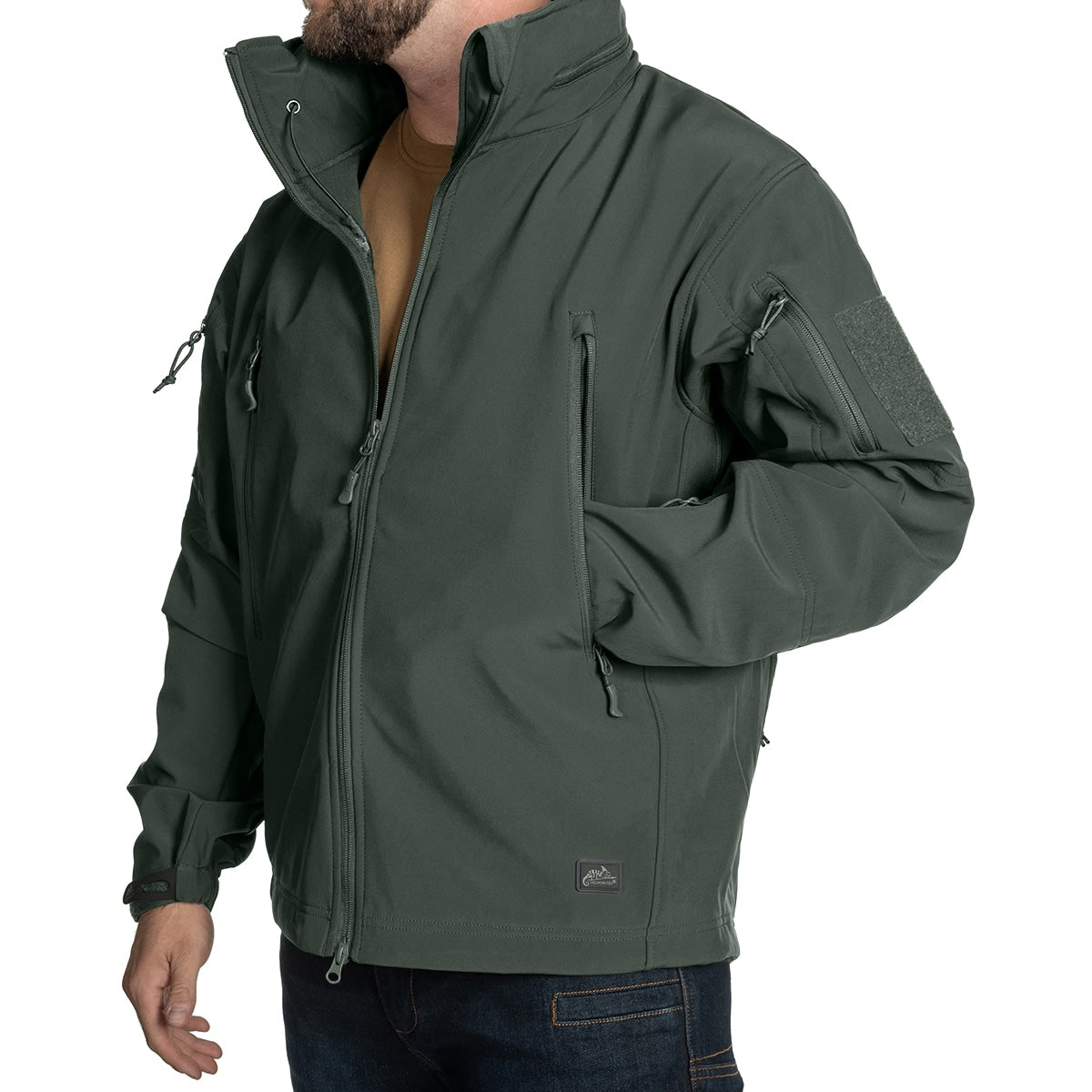 Kurtka Helikon Gunfighter Softshell Shark Skin Windblocker - Foliage Green