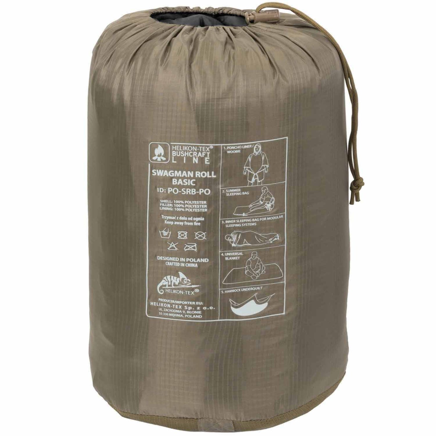 Ponczo Helikon Swagman Roll Basic - Black