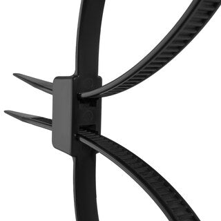 Kajdanki jednorazowe plastikowe Mil-Tec - Black