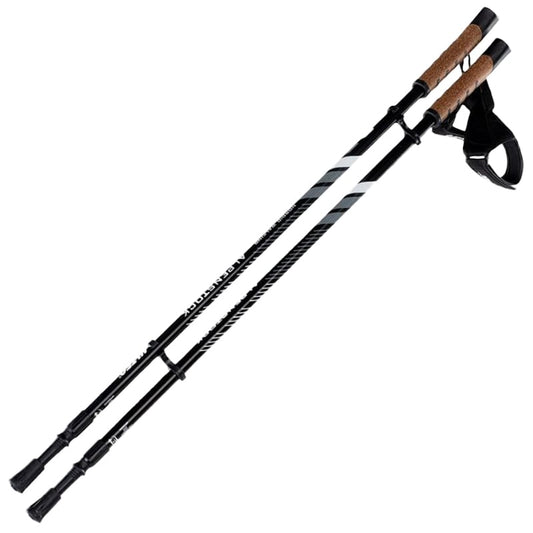 Kije nordic walking Hi-tec Alpenstock 85-135 cm - Black