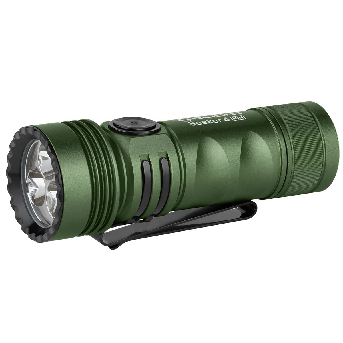 Latarka taktyczna Olight Seeker 4 Mini Cool White OD Green - 1200 lumenów