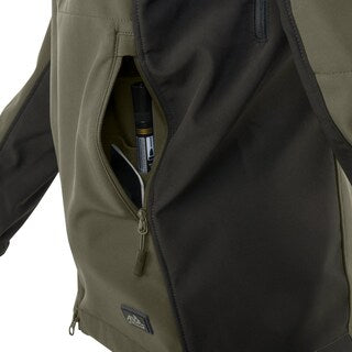 Kurtka damska Helikon Gunfighter Softshell - Taiga Green/Black