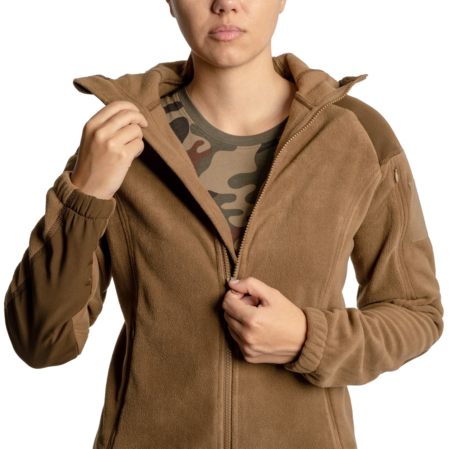 Polar damski Helikon Cumulus Heavy Fleece - Coyote