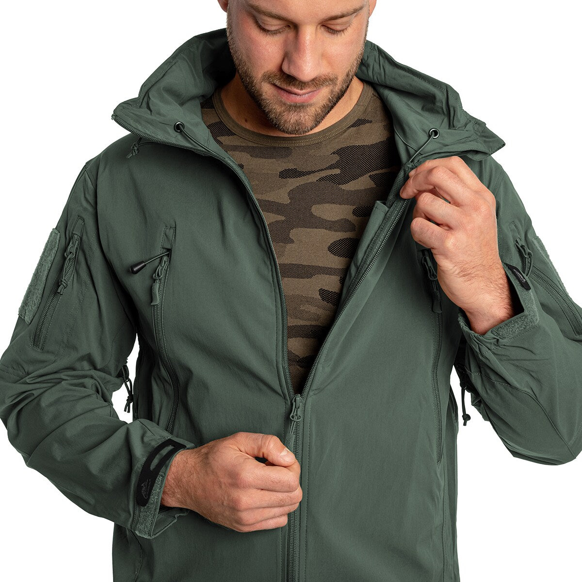 Kurtka Helikon Trooper StormStretch Softshell - Alpha Green