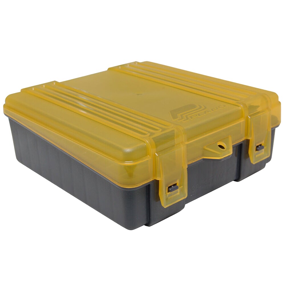 Pudełko amunicyjne Plano kal. 38 Special 100 szt. - Dark Grey/Transparent Amber